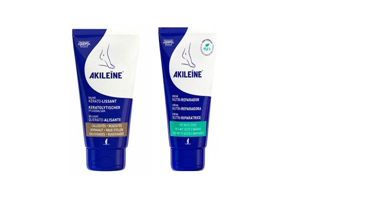 Akileine Nutri Repair Cream - 75ml + Kerato Smoothing Balm - 75ml - Healtsy