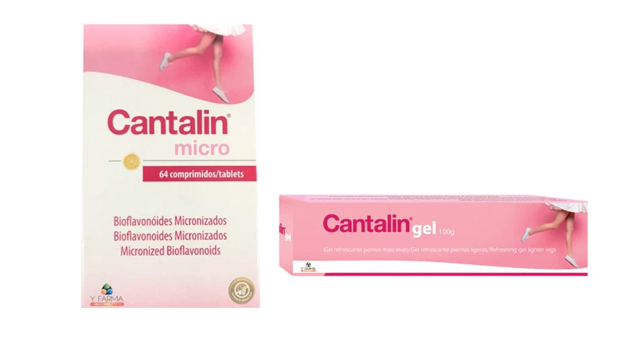 Cantalin Micro (x64 tablets) + Refreshing Gel - 100g - Healtsy