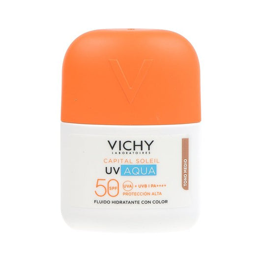 Vichy Capital Soleil UV Aqua Fluid - Medium Shade - SPF 50 - 50ml - Healtsy