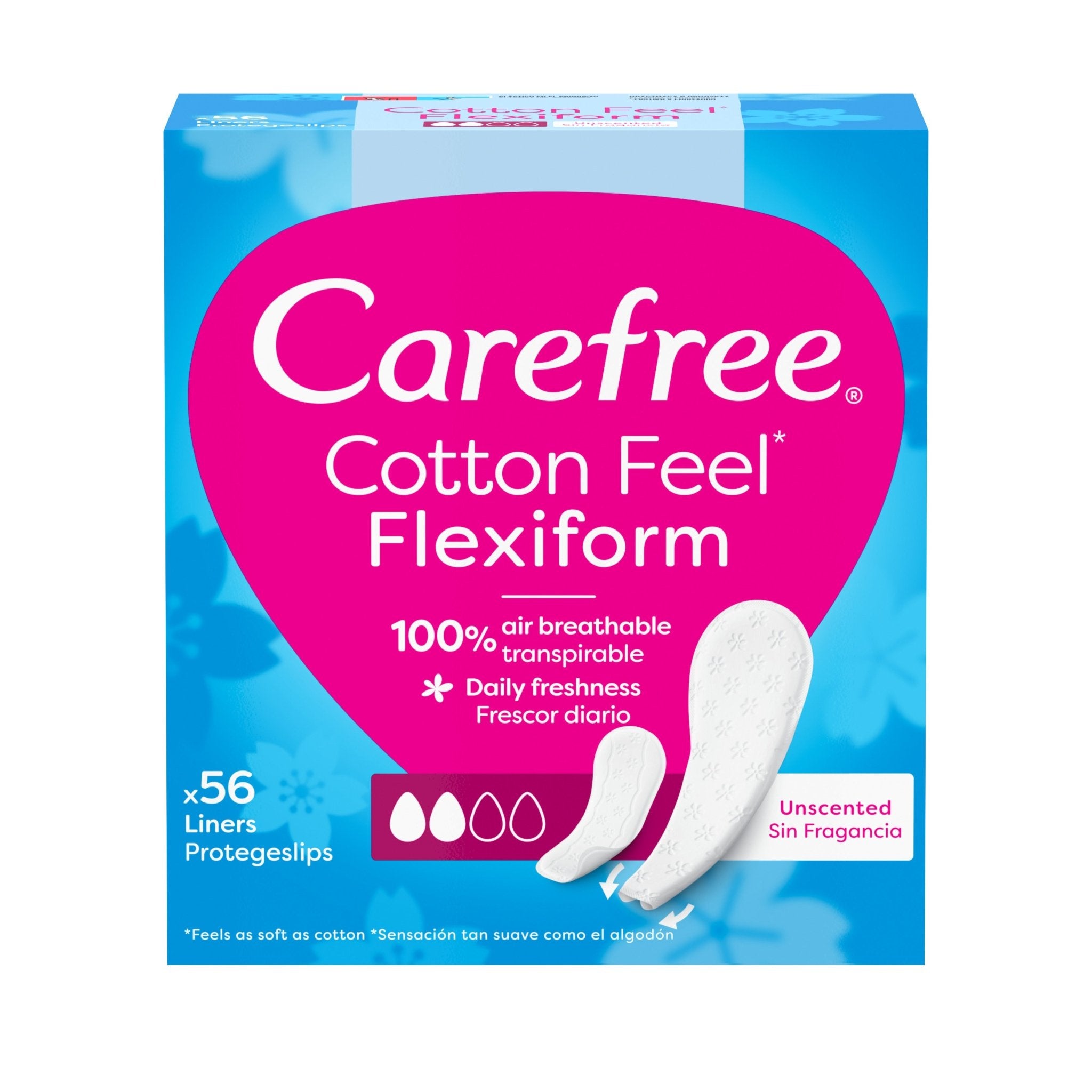 Carefree Flexi White (x56 units) – Buy Now at Healtsy