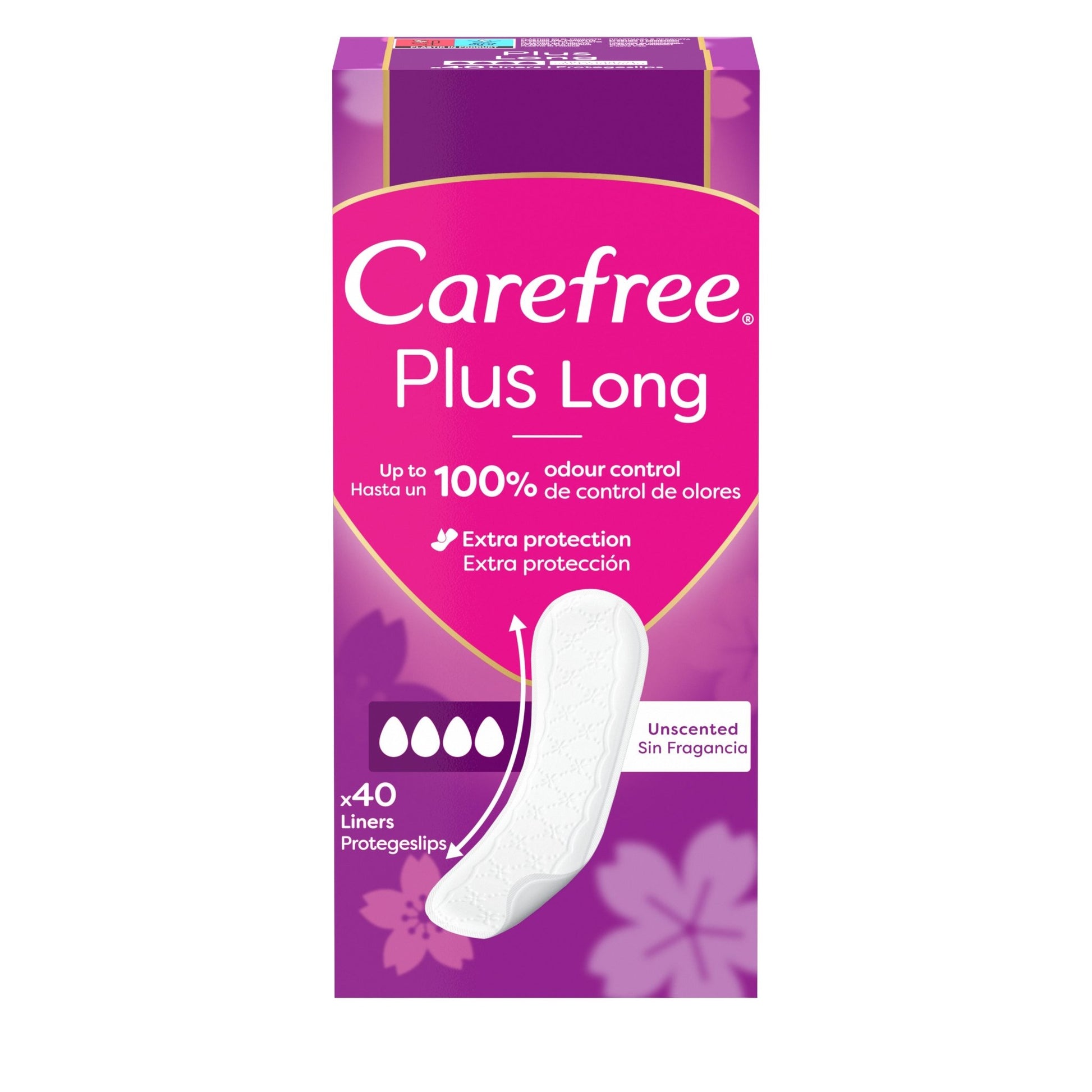 Carefree Plus Long (x40 units) – Buy Now at Healtsy