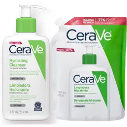 Cerave Hydrating Cleanser - 473ml + Refill -473ml - Healtsy
