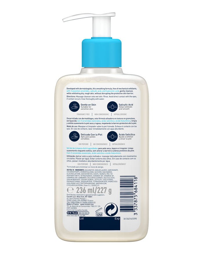 CeraVe SA Smoothing Cleanser - 236 ml – Buy Now at Healtsy