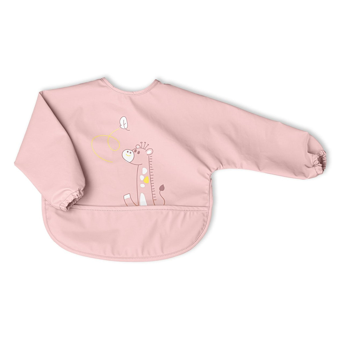 Chicco Fabric Bib with Sleeves Pink 6M+ (ref. Ch.Ali16302150000 ) - Healtsy