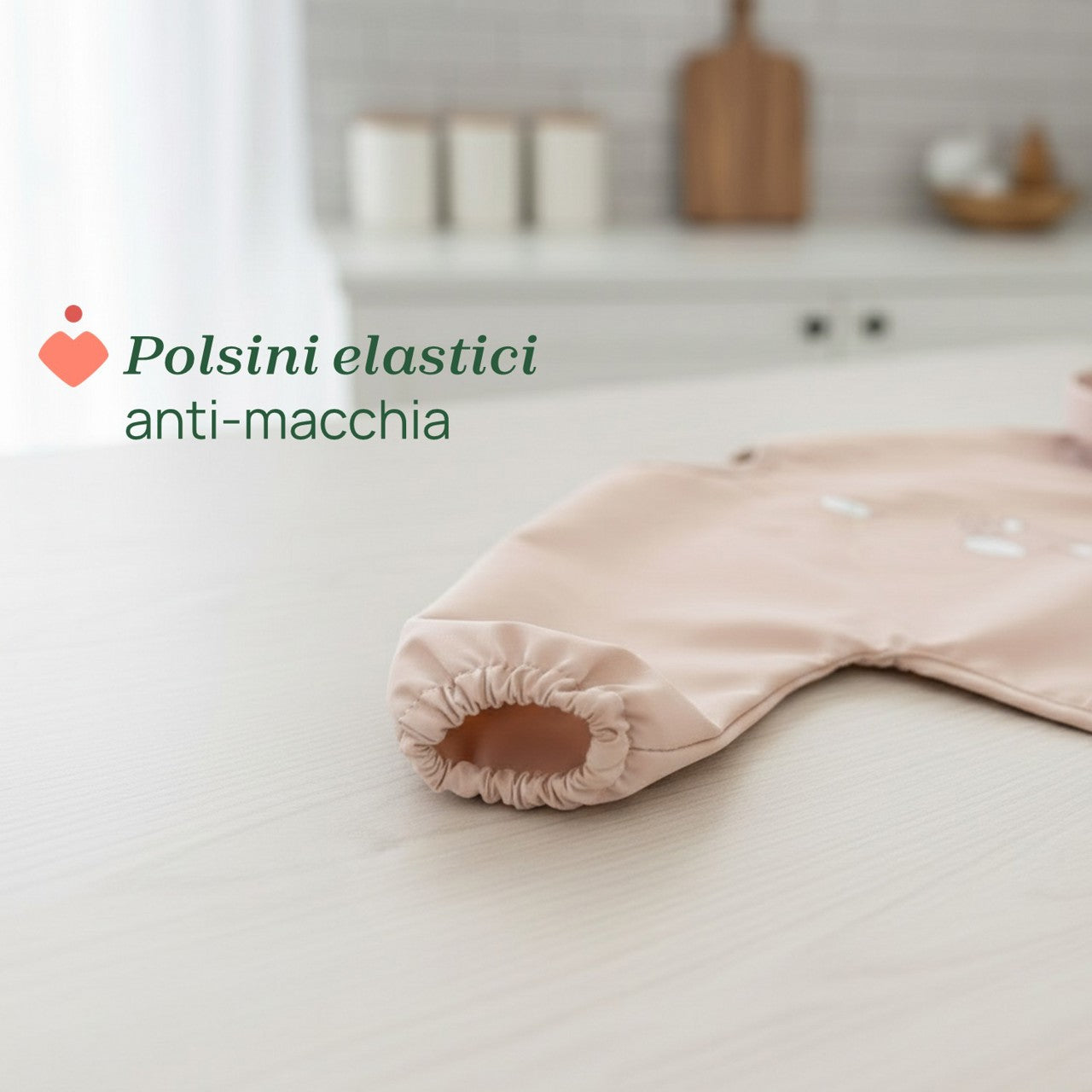 Chicco Fabric Bib with Sleeves Pink 6M+ (ref. Ch.Ali16302150000 ) - Healtsy