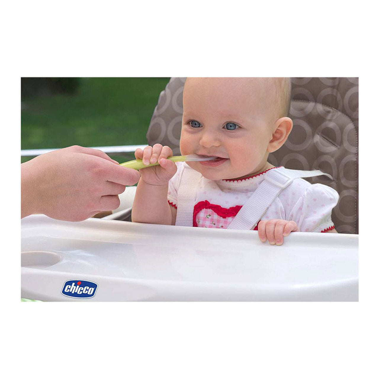 Chicco Pink Silicone Spoon 6M+ (Double Pack) (ref. Ch.Ali6828160000) - Healtsy