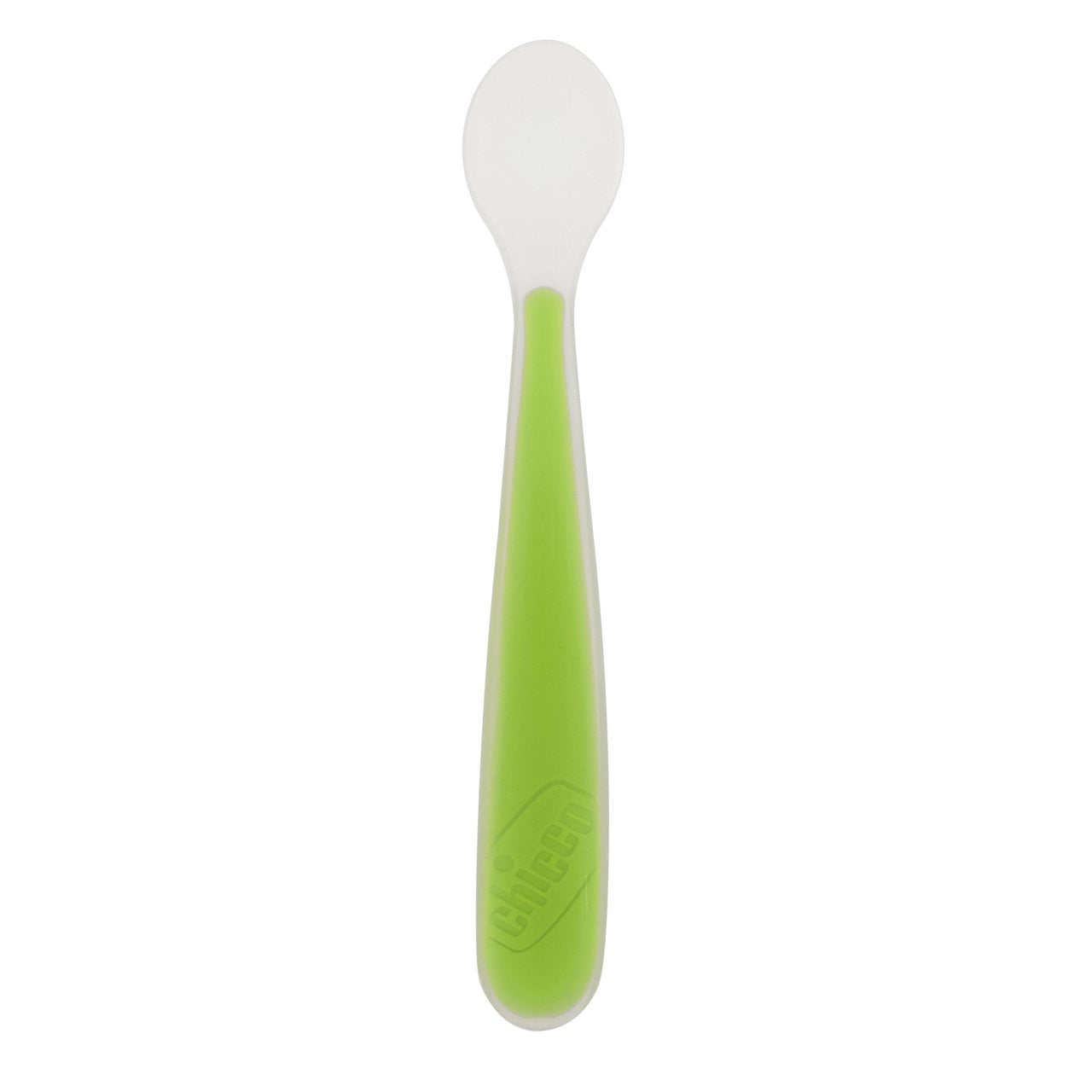 Chicco Silicone Spoon Green 6M+ (ref. Ch.Ali6828520000) - Healtsy
