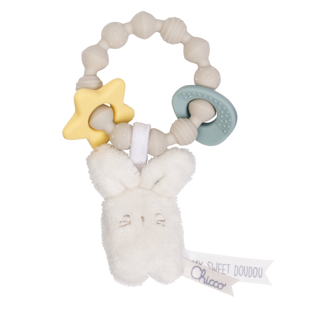 Chicco Teething Ring Bunny Doudou (ref Ch.Bri12540000000) - Healtsy