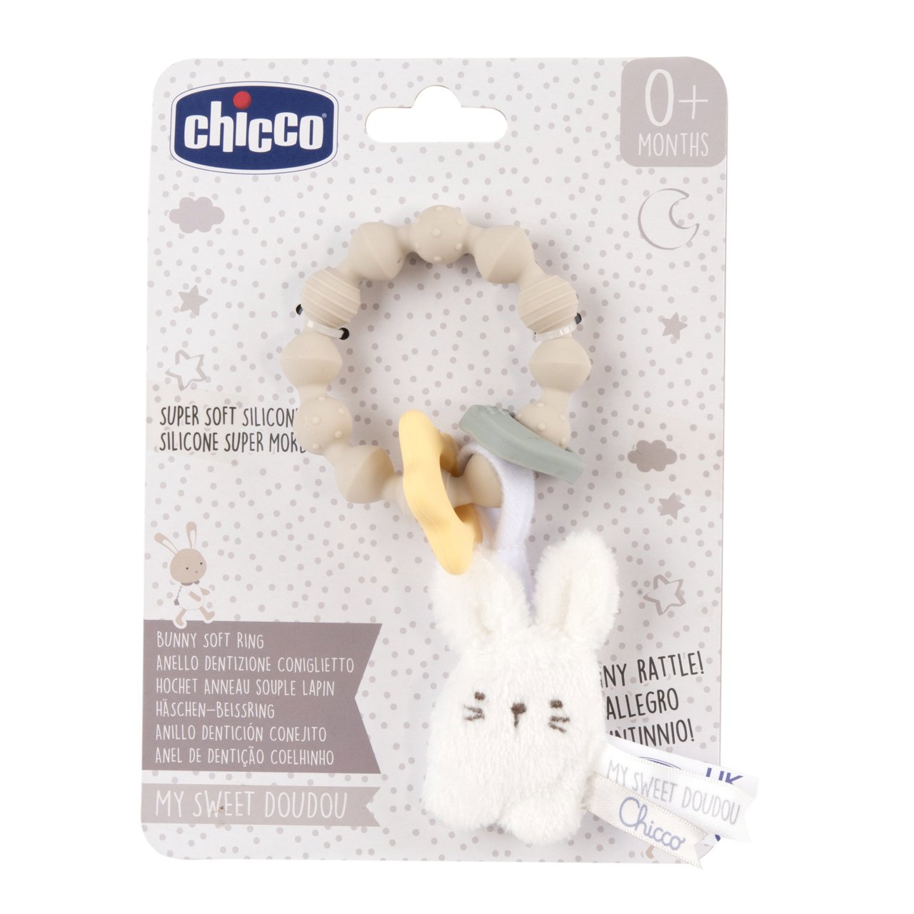 Chicco Teething Ring Bunny Doudou (ref Ch.Bri12540000000) - Healtsy