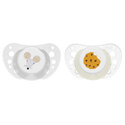 Chicco Physio Air Pacifier _Gray_ 16-36M (x2 units) - Healtsy