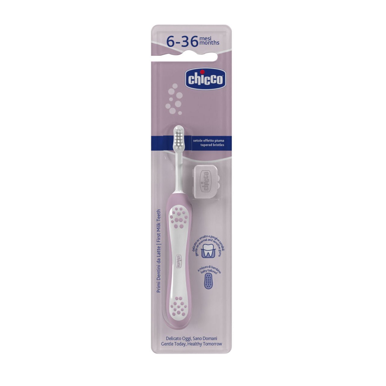 Chicco First Teeth Brush_ Lilac_ 6 - 36M – Buy Now at Healtsy