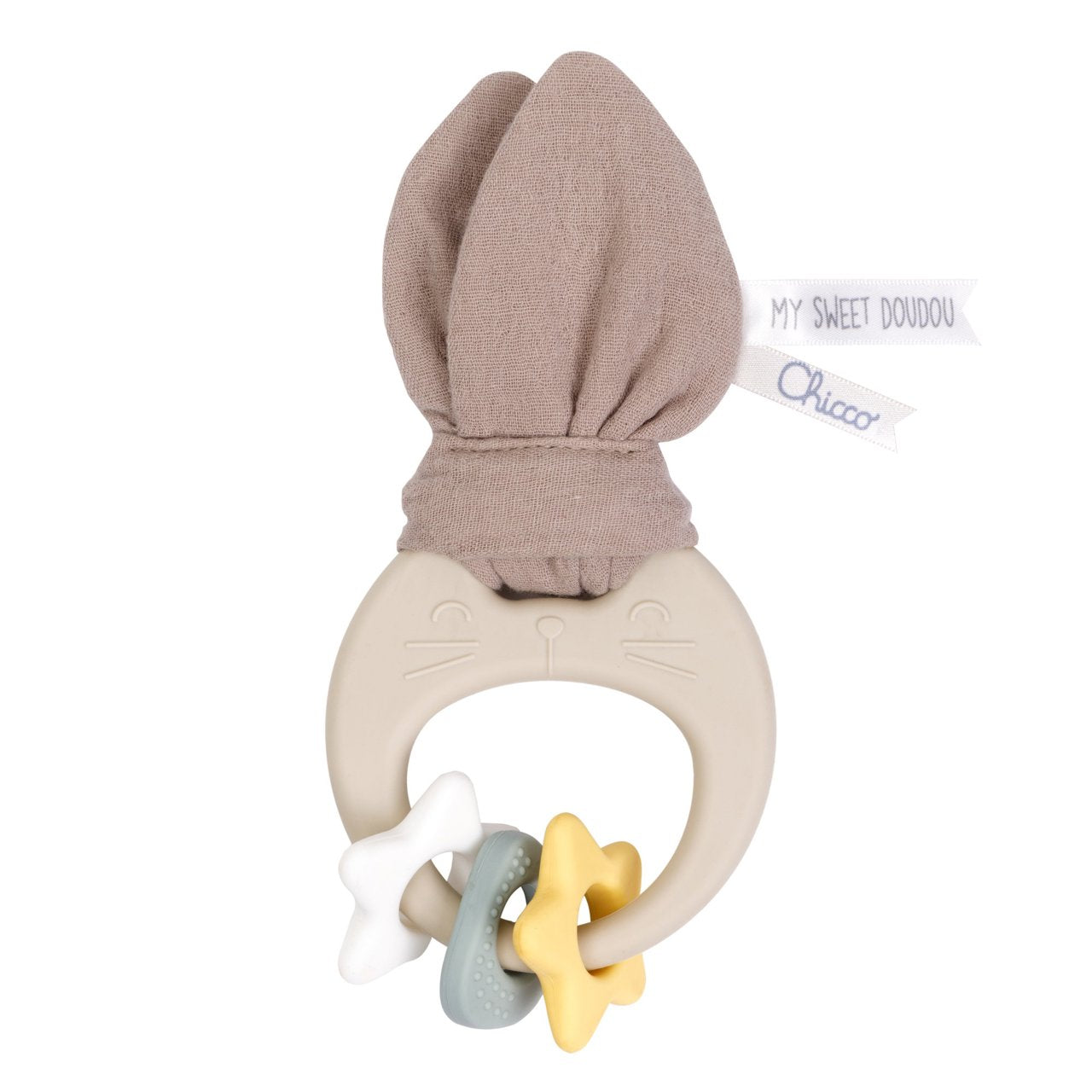 Chicco Teething Toy Rabbit Doudou (ref. Ch.Bri12204000000) - Healtsy
