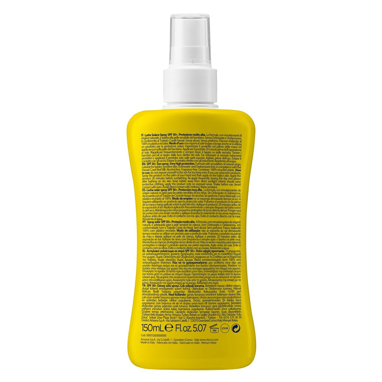 Chicco Spray SPF50+ - 150ml – Buy Now at Healtsy