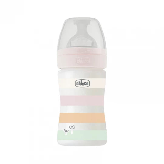 Chicco WellBeing Baby Bottle _ Slow_White - 150ml - Healtsy