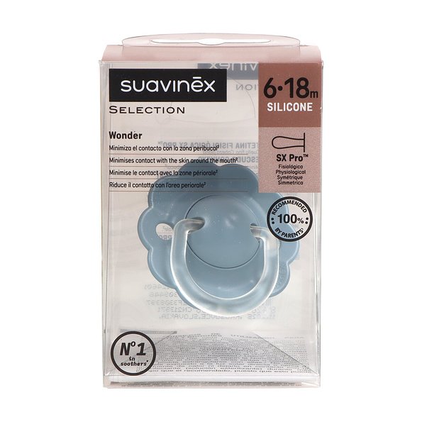 Suavinex Wonder Round Pacifier 6-18 Months - Healtsy