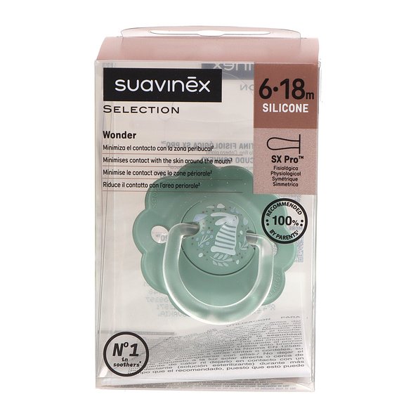Suavinex Wonder Round Pacifier 6-18 Months - Healtsy
