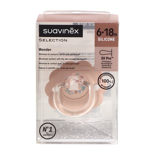 Suavinex Wonder Round Pacifier 6-18 Months - Healtsy