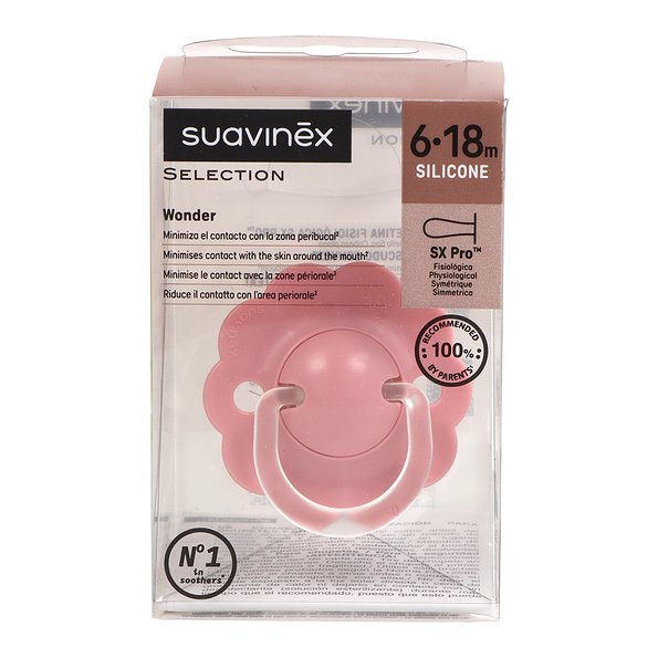 Suavinex Wonder Round Pacifier 6-18 Months - Healtsy