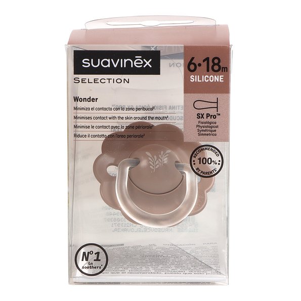 Suavinex Wonder Round Pacifier 6-18 Months - Healtsy