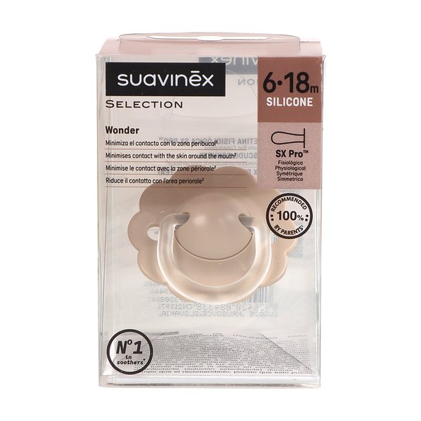 Suavinex Wonder Round Pacifier 6-18 Months - Healtsy