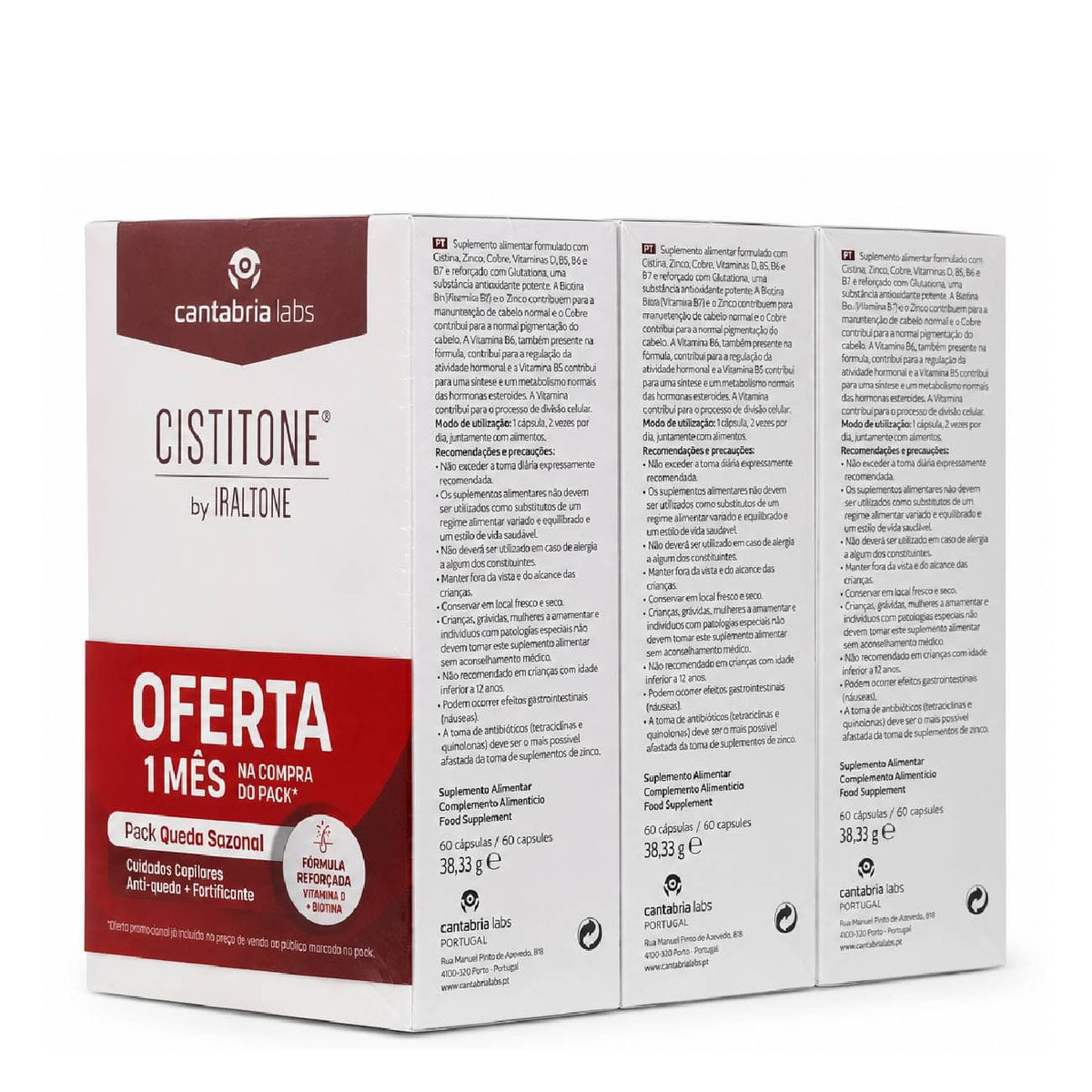 Cistitone Fuerte (x 60 cápsulas) Paquete Triple