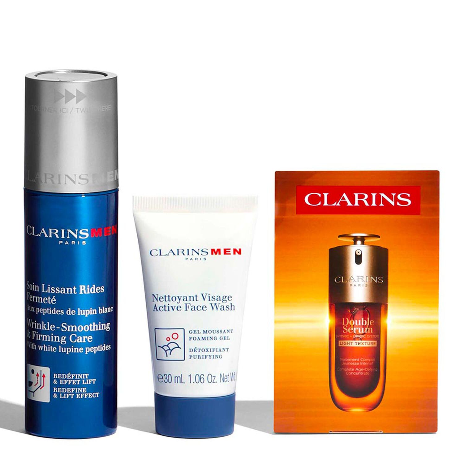 Clarins Men Age-Defying Essentials - Healtsy