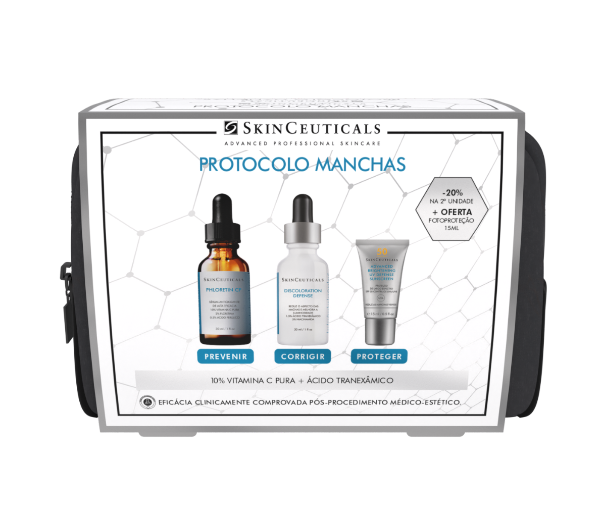 SkinCeuticals Phloretin CF + Discoloration Defense + Advanced Brightening. Gift set - Healtsy