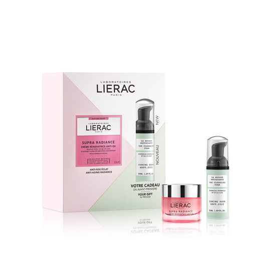 Lierac Supra Radiance Cream - 50ml + Cleansing Foam Offer - 50ml - Healtsy