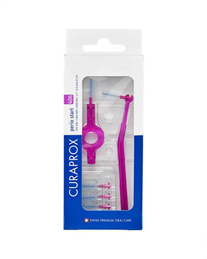 Curaprox Perio Plus Interdental Brush Kit Cps 406 (x5 units) w/ Cable Uhs 451 - Healtsy