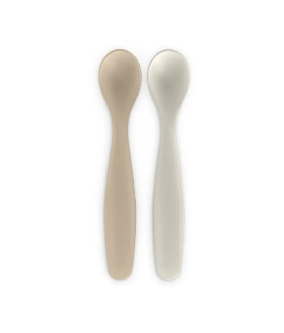 Suavinex Brown/Gray Spoon Set +6M ( 2 units) - Healtsy