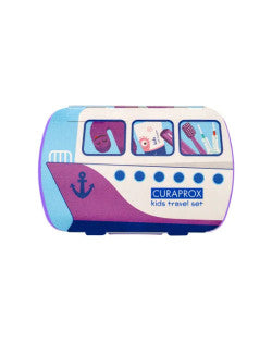 Curaproxi Kids Travel Kit Purple - Healtsy