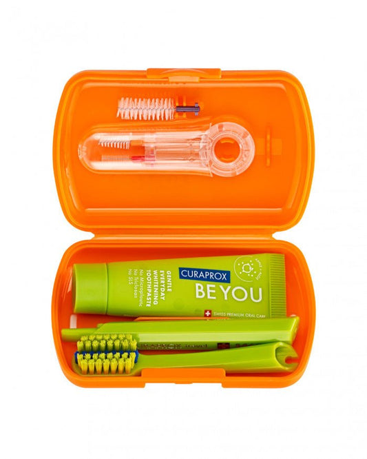 Curaprox Ortho Travel Kit Orange – Buy Now at Healtsy