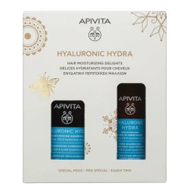 Apivita Hyaluronic Hydra Shampoo 250ml + Leave-in Conditioner 100ml