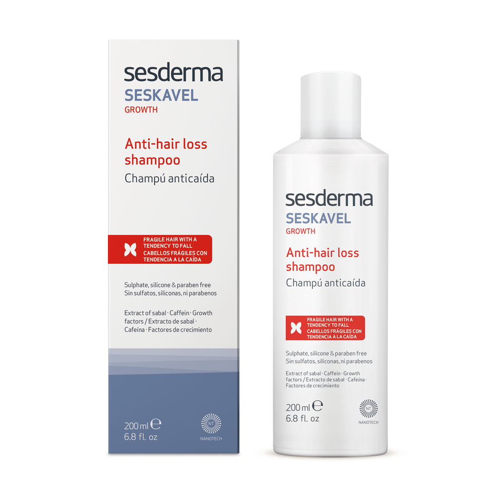 Sesderma Seskavel Grow Anti-Hair Loss Shampoo - 250ml - Healtsy