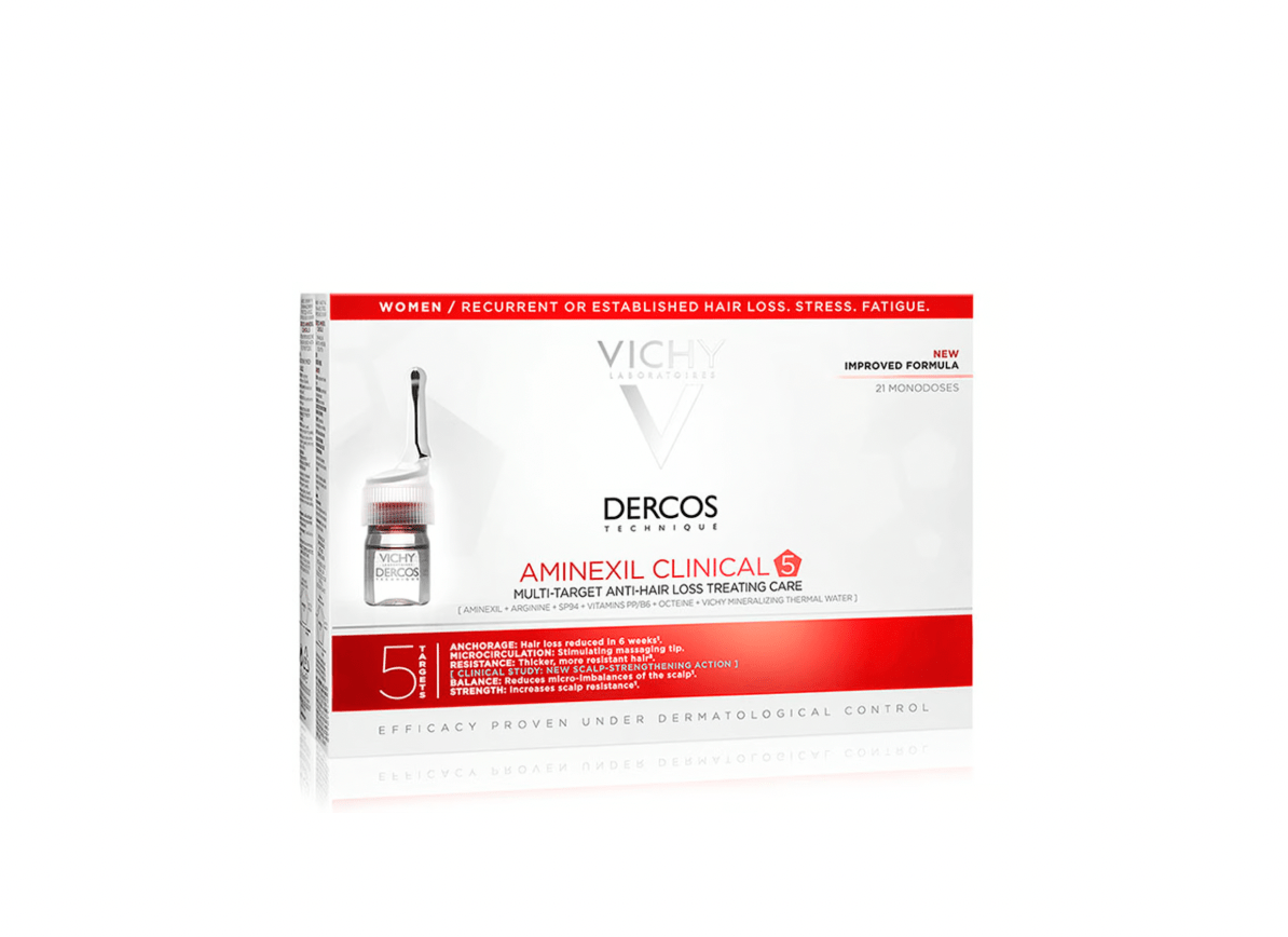 Dercos Aminexil Clinical_Women (x42 ampoules) – Buy Now at Healtsy