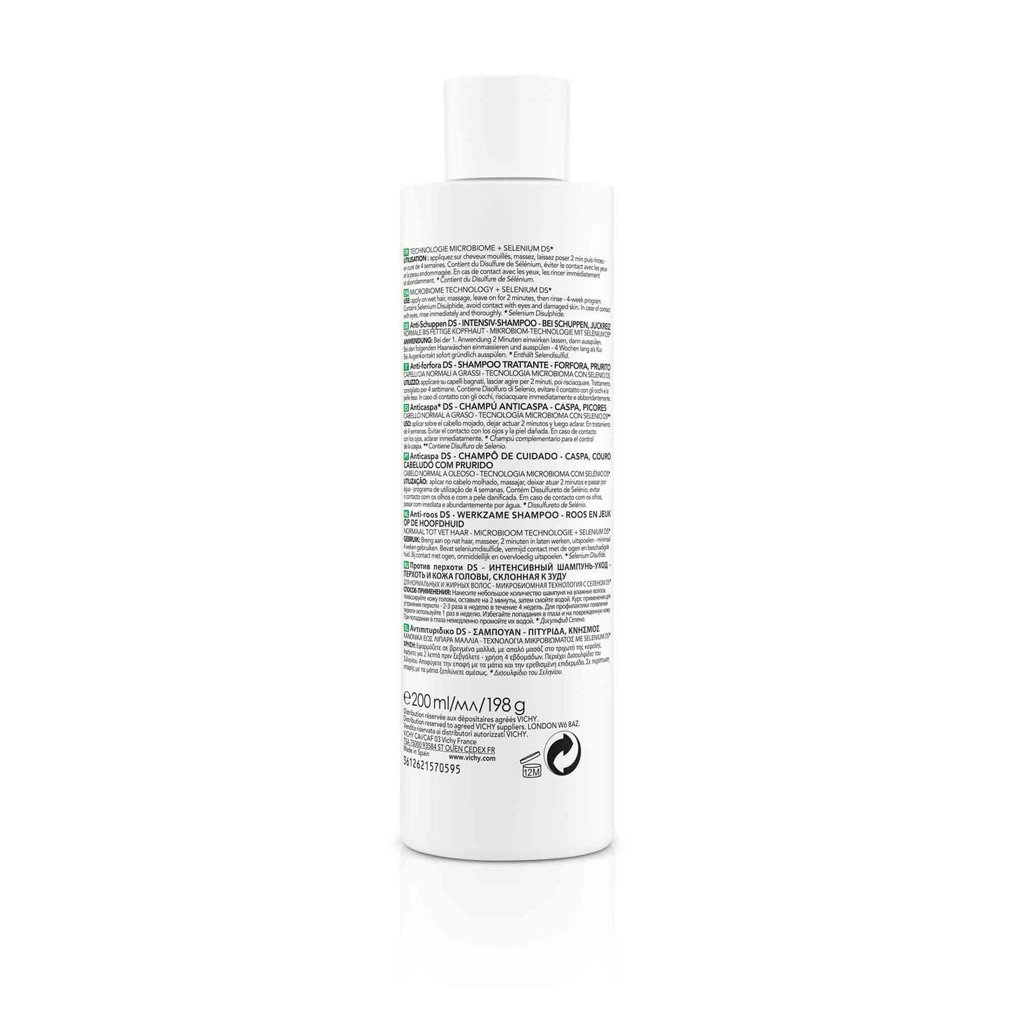 Dercos Anti - Dandruff Shampoo Oily Hair - 200ml – Buy Now at Healtsy