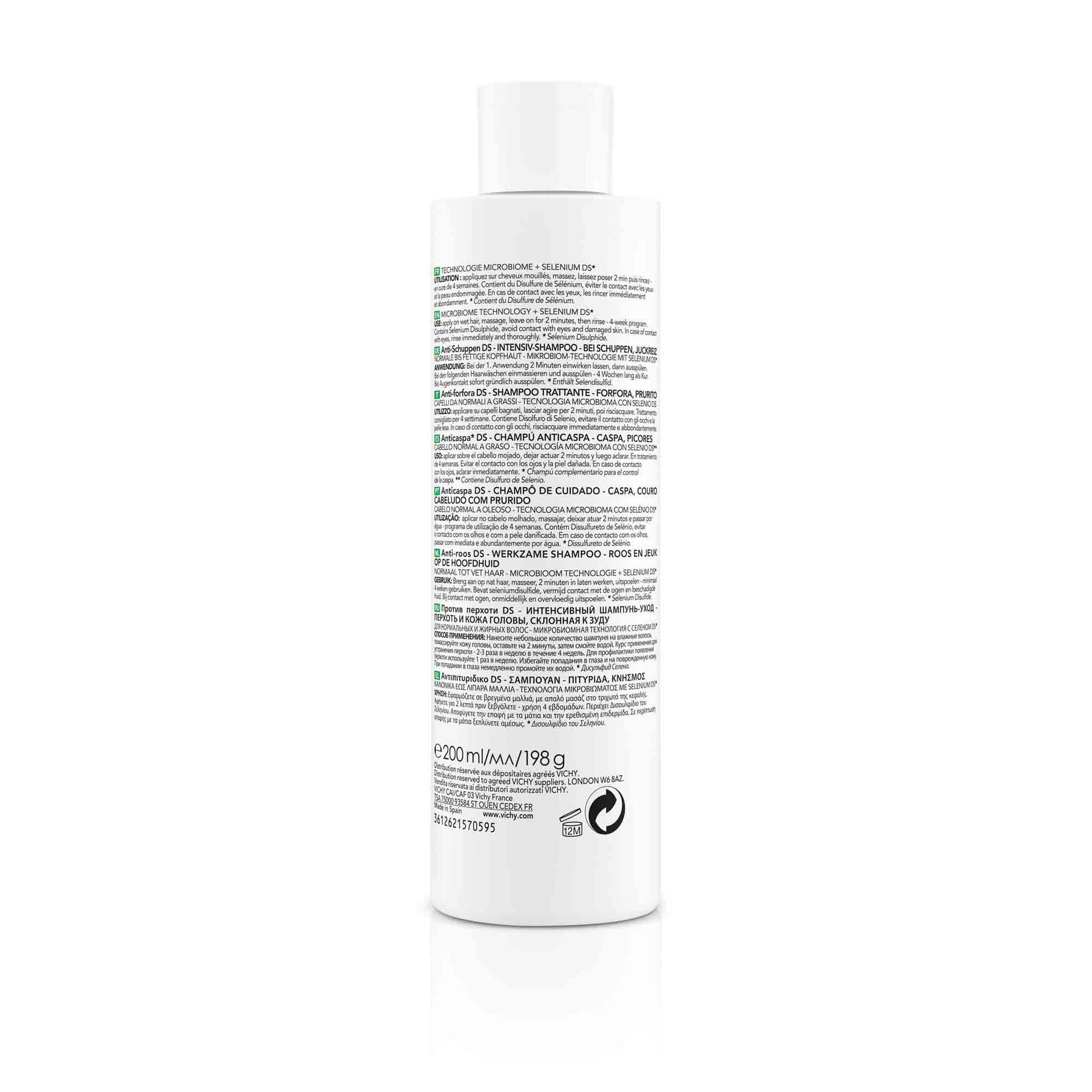 Dercos Anti - Dandruff Shampoo Oily Hair - 200ml – Buy Now at Healtsy