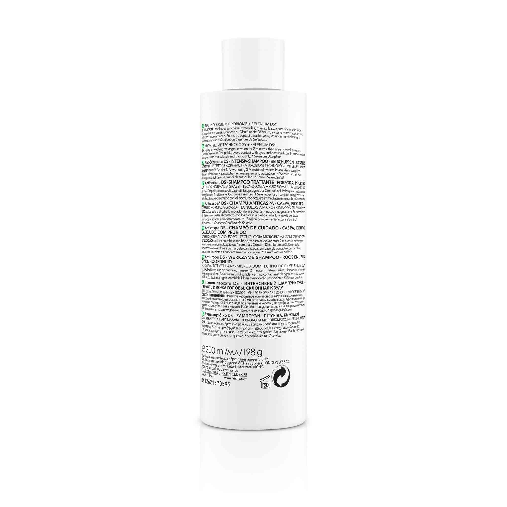 Dercos Anti - Dandruff Shampoo Oily Hair - 200ml – Buy Now at Healtsy