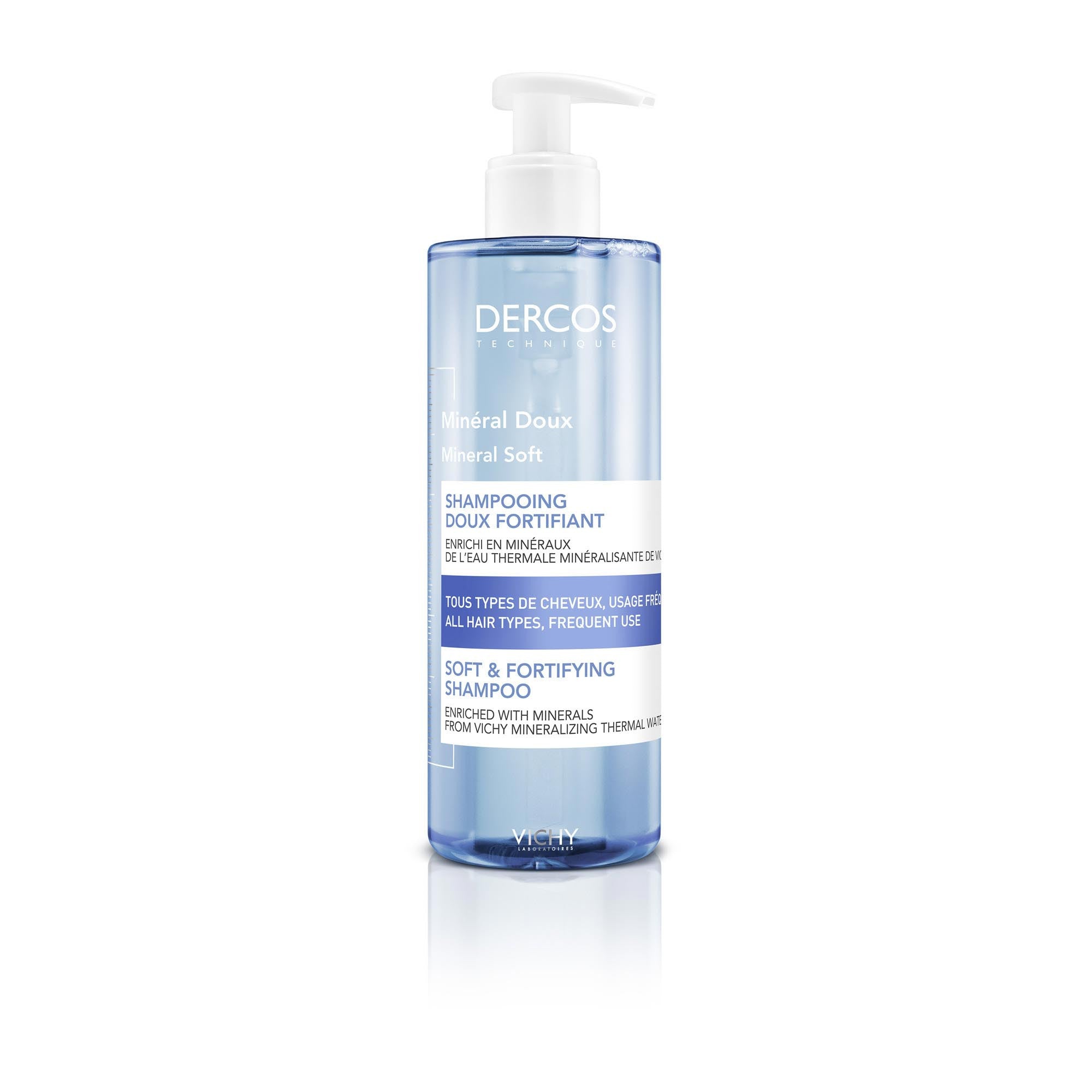 Dercos Mineral Soft Shampoo - 400Ml (Double Pack) - Healtsy