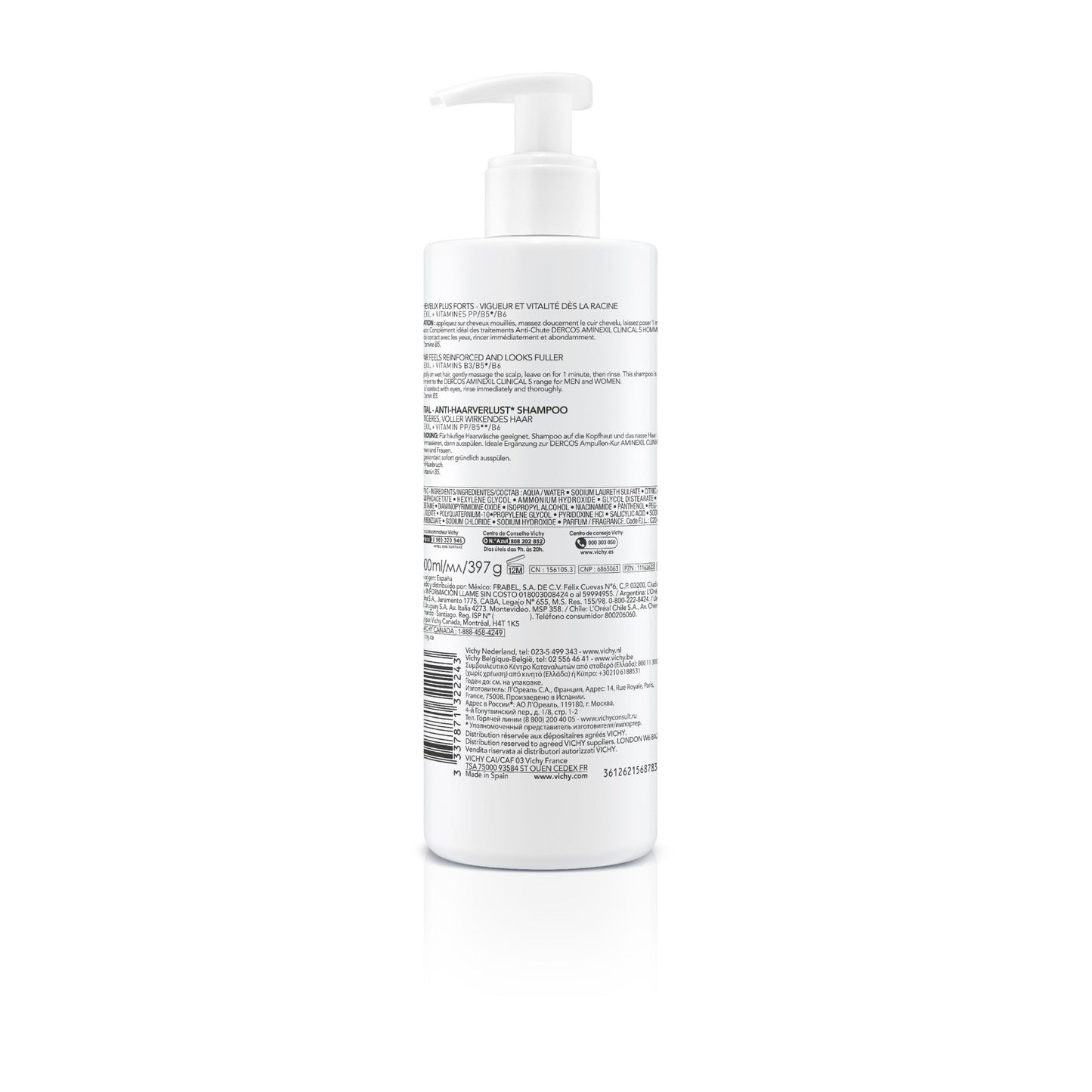 Dercos Stimulating Shampoo - 400ml – Buy Now at Healtsy