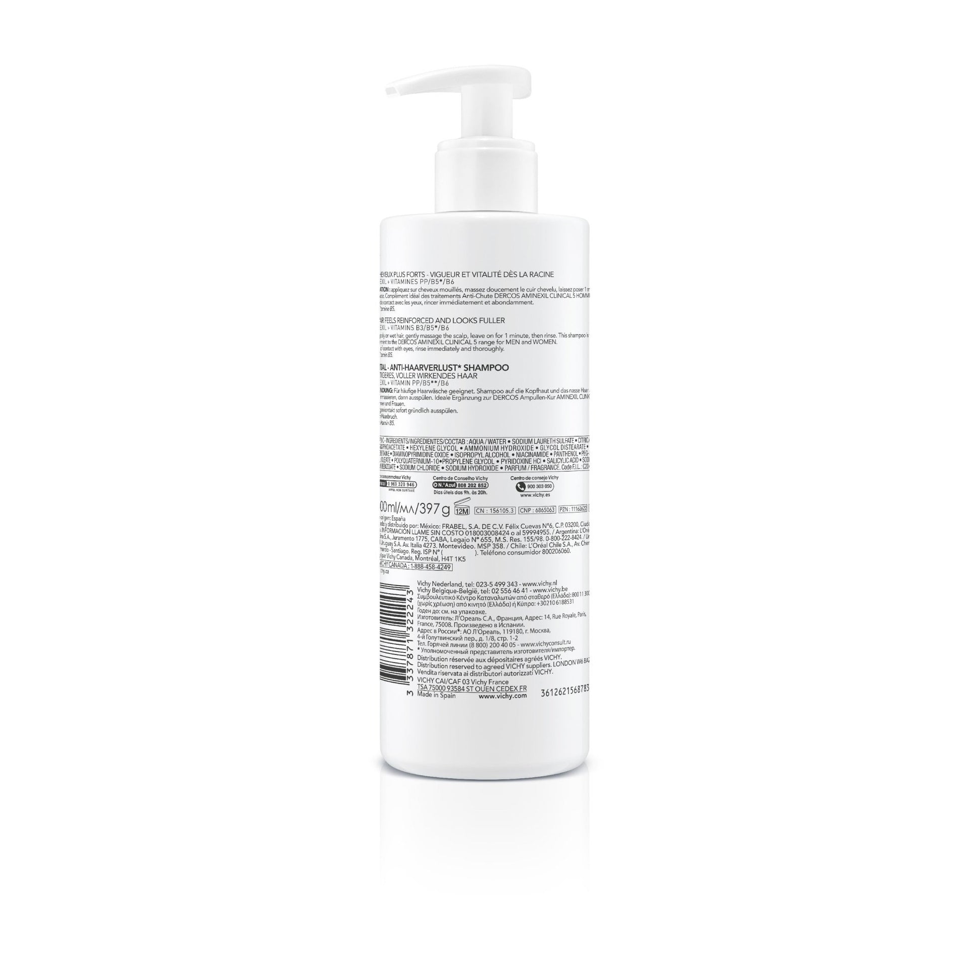 Dercos Stimulating Shampoo - 400ml – Buy Now at Healtsy