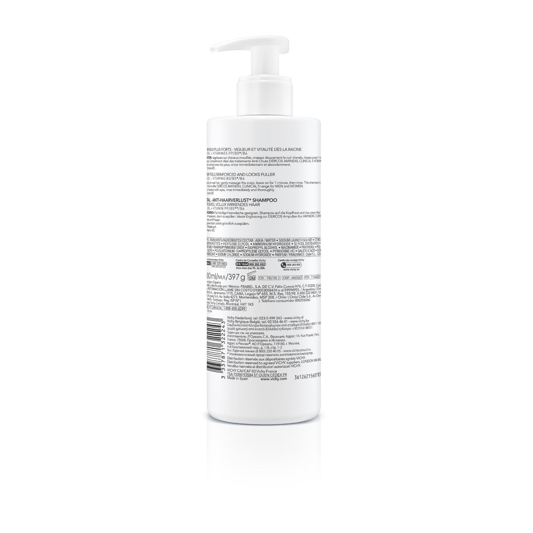 Dercos Stimulating Shampoo - 400ml – Buy Now at Healtsy