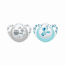 Chupete Nuk Genius Color Silicona_ 6-18 meses (x2 unidades)