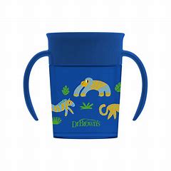 Dr Browns Cheers 360º Cup Without Mouthpiece - 200ml (Blue) 6months + – Buy Now at Healtsy