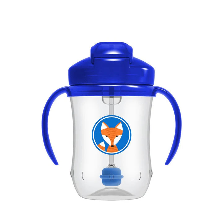 Dr. Brown's Blue Straw Sippy Cup 270ml - Healtsy