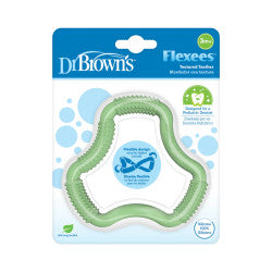 Dr Browns Green Flexees Teether 3M+ - Healtsy