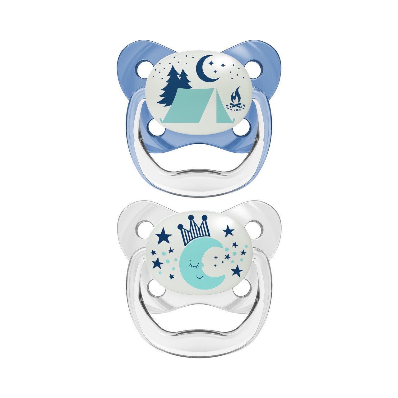 Dr Browns Prevent Night Pacifier_ 6 - 18M_ Blue (x2 units) – Buy Now at Healtsy