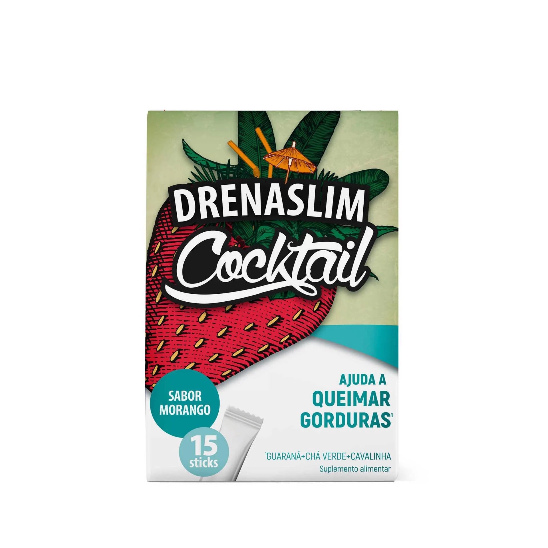 Drenaslim Strawberry Cocktail (x15 sticks) – Buy Now at Healtsy