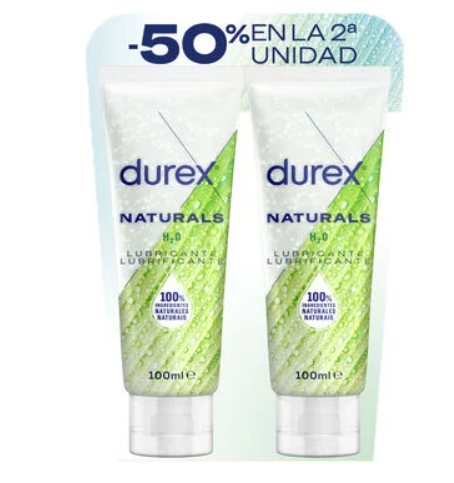 Durex Naturals Lubricating Gel 100ml (twin Pack) - Healtsy