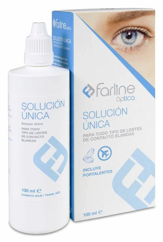 Farline Ótica Einzellösungs-Kontaktlinse – 100 ml